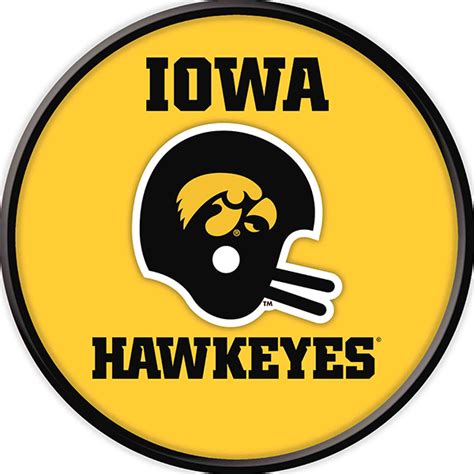 Iowa Hawkeyes Vintage Helmet Sign Iowa Hawkeyes Vintage Helmet Sign