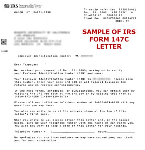 Understanding IRS 147c Letter