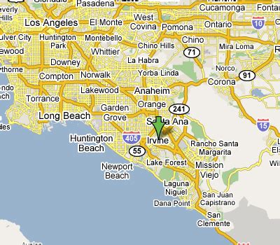 Irvine California County Maps Irvine California County Maps