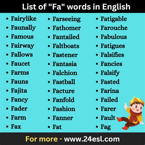 Is Fa A Word