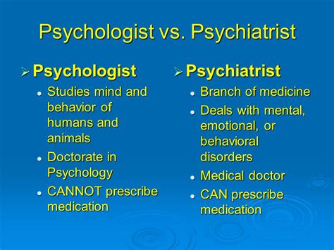 Is There A Difference Between A Psychologist And A Psychiatrist