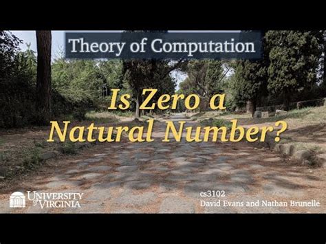 Is Zero A Natural Number Youtube