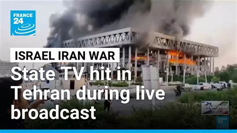 Israel Strikes State Run Iranian Tv During Live Broadcast Los Angeles Times