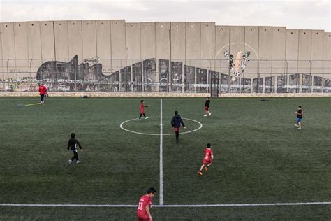 Israeli Authorities Issued A Demolition Order Against A Football Pitch That Borders The Separation Wall A Few Military Watchtowers And Military Checkpoint In The Occupied West Bank The Demolition Document Lacks The