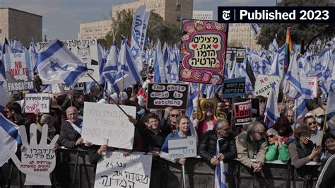 Israeli Protests Against Netanyahu