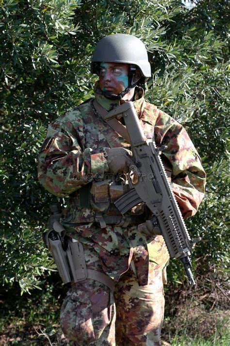 Italian Navy Soldiers Of The San Marco Battalion Editorial Photo