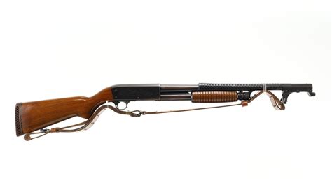 Ithaca Model 37 Featherlight Custom Riot Gun Caliber 12 G X 2 3 4 Switzer S Auction Appraisal Service
