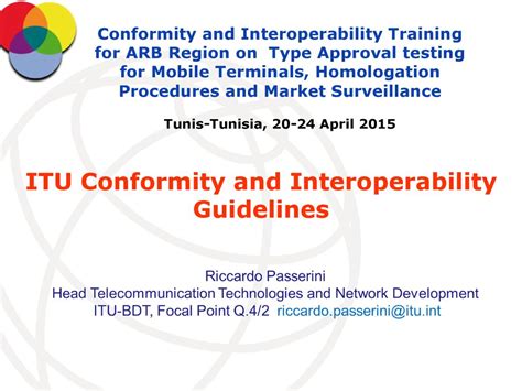 Itu Conformity And Interoperability Guidelines Ppt Download Itu Conformity And Interoperability Guidelines Ppt Download