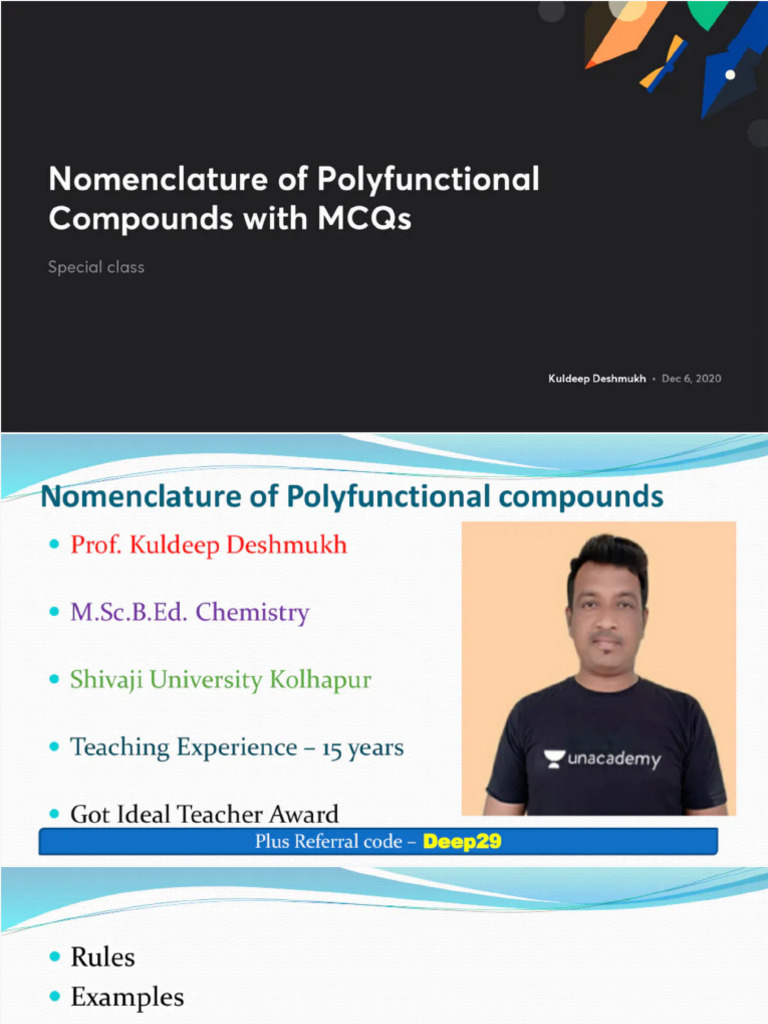 Iupac Nomenclature Of Polyfunctional Compounds Pdf Iupac Nomenclature Of Polyfunctional Compounds Pdf