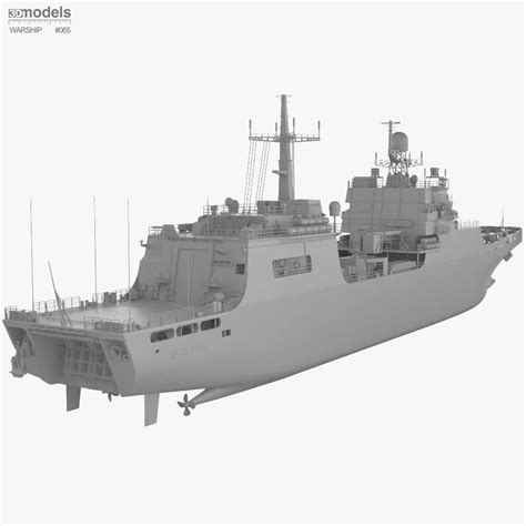 Ivan Gren Class Landing Ship 3D Model Download Warship On 3Dmodels Org