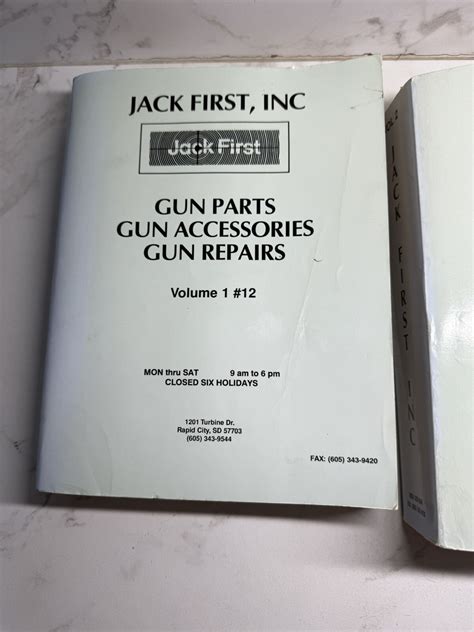 Jack First Inc Gun Parts Gun Accessories Gun Repairs Vol 1 Amp 2 12