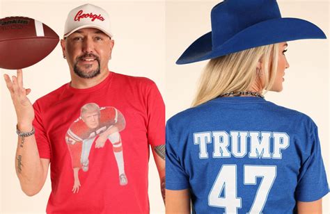 Jason And Brittany Aldean Launch Limited Time All American Trump Football Merch With A Portion Of Proceeds Supporting Hurricane Victims