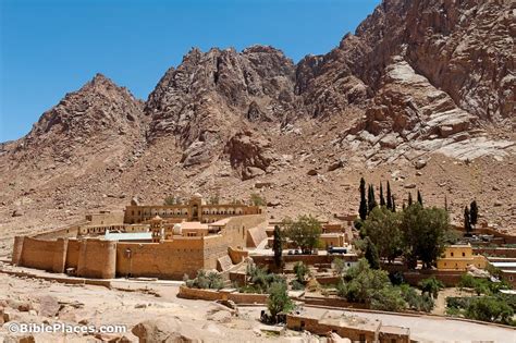 Jebel Musa Mt Sinai Bibleplaces Com