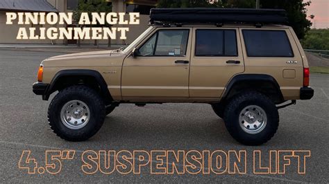 Jeep Cherokee Xj Build Diy 4 5 Suspension Lift Kit Installation Youtube
