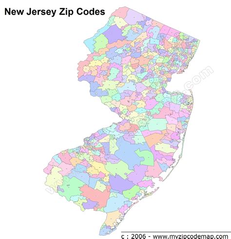 Jersey City Nj Zip Code Map 7 Zip Codes Us Map Guide