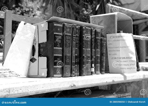 Jewish Sacred Books Torah On Bookshelf Library For Read Prayer At