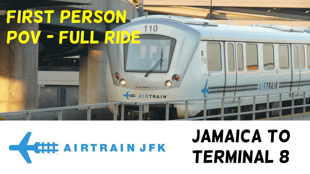 Jfk Airport Terminal 5 Arrivals To Airtrain Walk Youtube
