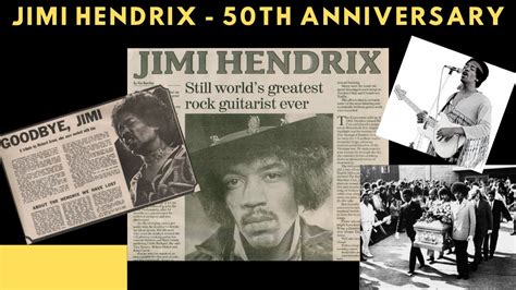 Jimi Hendrix 50Th Anniversary Of His Death Youtube