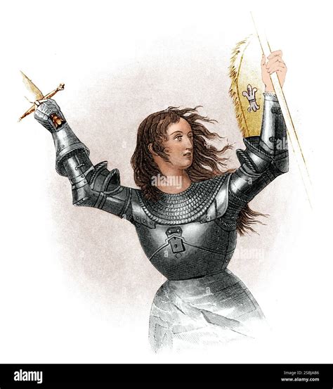 Joan Of Arc Died 1431 A French Saint And National Heroine Led The