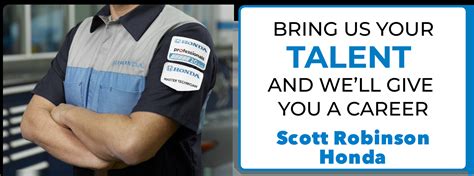 Join Our Team Career Opportunities At Scott Robinson Honda