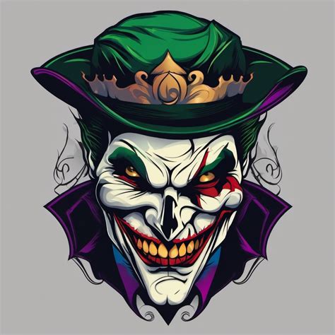 Joker Skull Tattoo Bold And Edgy Tattoo Featuring The