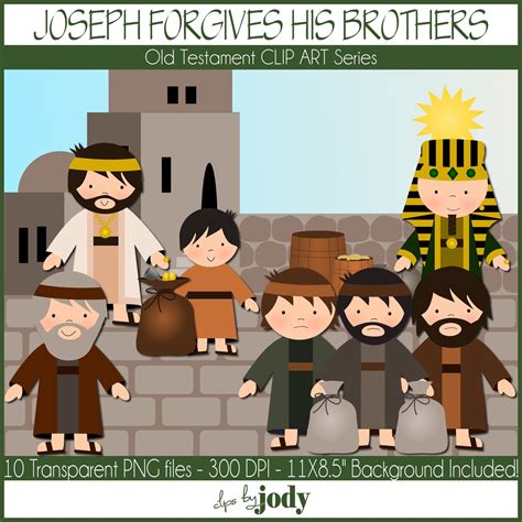 Joseph Forgives His Brothers Old Testament Clip Art Bible Clip Art