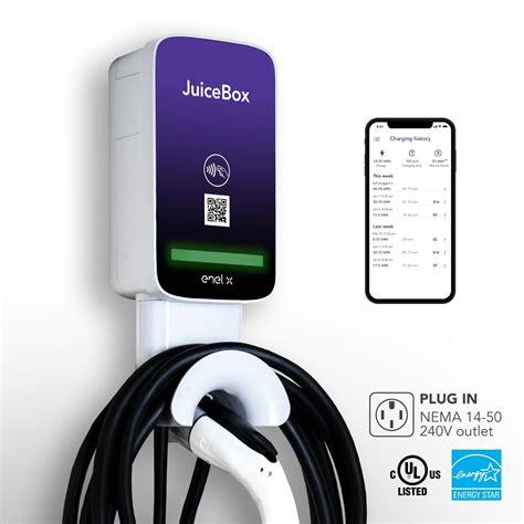 Juicebox Pro 40 Hardwired Commercial Charging Station 40 Amp 240 Volt 25Ft Cable Wifi Indoor Outdoor Weather Proof Dust Tight Charger Certified By Ul Energy Star Ev Adept Juicebox Pro 40 Hardwired Commercial Charging Station 40 Amp 240 Volt 25Ft Cable Wifi Indoor Outdoor Weather Proof Dust Tight Charger Certified By Ul Energy Star Ev Adept