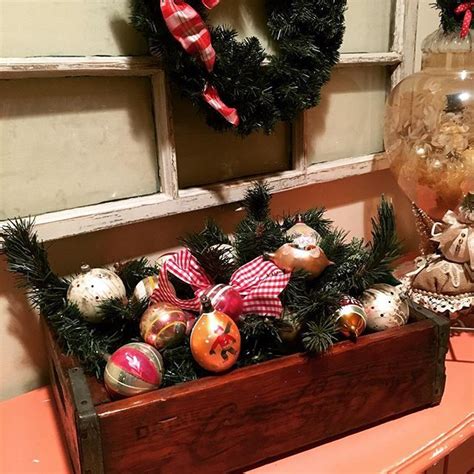 Julie Isa On Instagram Day 11 Vintage Ornaments In A Vintage Coke
