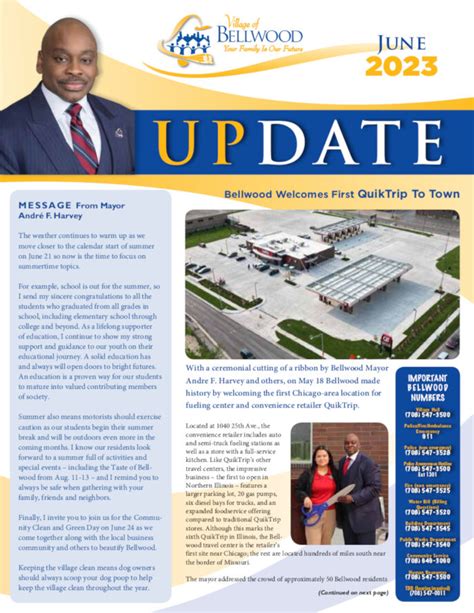 June 2023 Newsletter Village Of Bellwood June 2023 Newsletter Village Of Bellwood