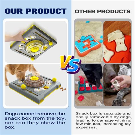 Kadtc Dog Puzzle Toys For Dogs Boredom And Mentally Stimulating Slow F Kadtc Dog Puzzle Toys For Dogs Boredom And Mentally Stimulating Slow F