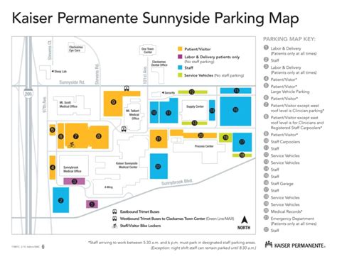 Kaiser Permanente Sunnyside Medical Center Campus Map United States Map
