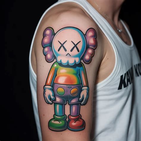Kaws Tattoo 20 Unique Designs That Blend Pop Art And Ink Tatt Mosaic