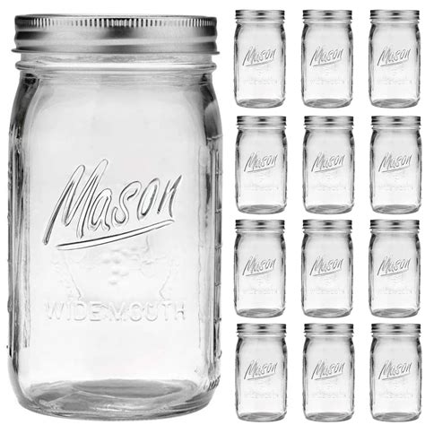 Kerr Quart Mason Jars With Lids And Bands 12 Ct Just 8 98 Pints