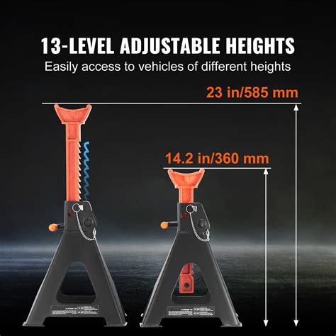 Kffkff Support Props 3 Ton 6 000 Lbs Load Bearing Car Support Props With Dual Locking 10 8 16 3 Inch Variable Elevation Suitable For Elevating Suv Pickup Truck Automobile And Utv Atv Red Walmart Com Kffkff Support Props 3 Ton 6 000 Lbs Load Bearing Car Support Props With Dual Locking 10 8 16 3 Inch Variable Elevation Suitable For Elevating Suv Pickup Truck Automobile And Utv Atv Red Walmart Com