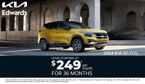 Kia New Vehicle Lease Deals Edwards Kia