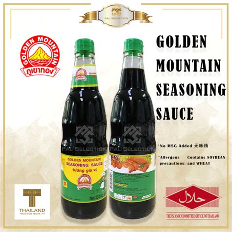 Kicap Bukit Emas Sos Perencah Sos Perasa Thailand 600Ml Golden Mountain