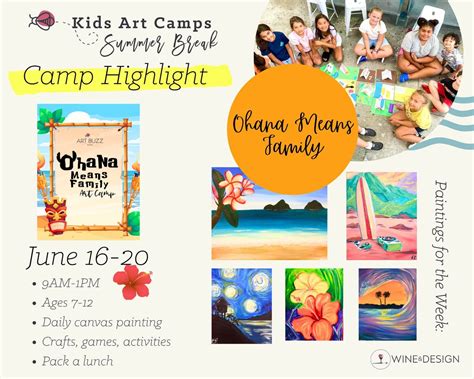 Kids Summer Art Camp Ohana Means Family Drop Off Day Camp 1620