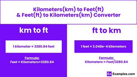 Kilometers Km To Foot Ft Foot Ft To Kilometers Km Converter Kilometers Km To Foot Ft Foot Ft To Kilometers Km Converter