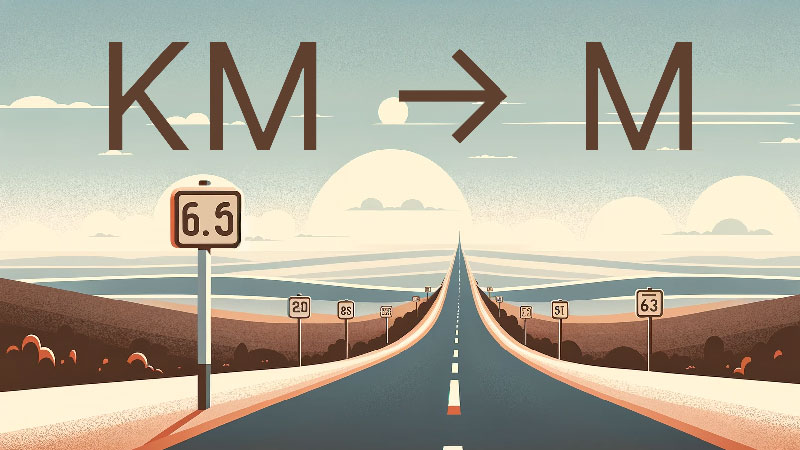 Kilometers Km To Meters M Meters M To Kilometers Km Converter