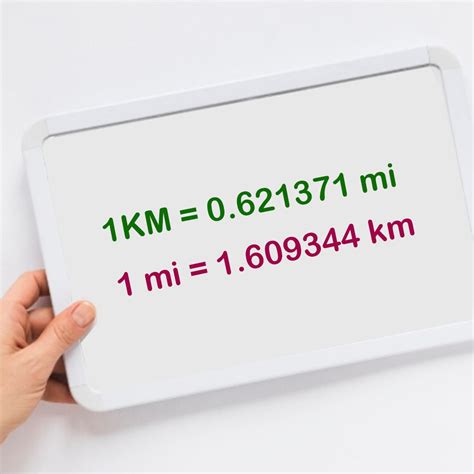 Kilometers To Miles Conversion Km To Mi Formula Steps