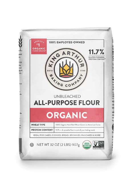 King Arthur Organic All Purpose Flour 32 Oz Non Gmo Kosher King Arthur Organic All Purpose Flour 32 Oz Non Gmo Kosher
