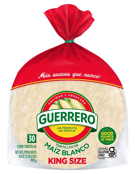 King Size Yellow Corn Tortillas Guerrero Tortillas King Size Yellow Corn Tortillas Guerrero Tortillas