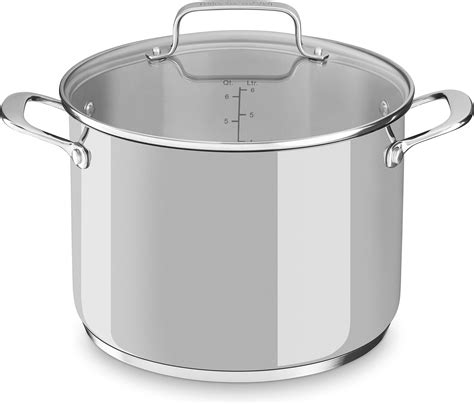 Kitchenaid Stainless Steel 8 Qt Stockpot No Lid Impact Resistant 18 8 Disc Bot Ebay Kitchenaid Stainless Steel 8 Qt Stockpot No Lid Impact Resistant 18 8 Disc Bot Ebay