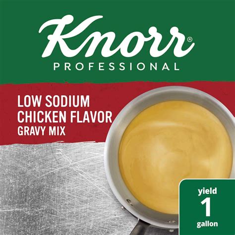 Knorr Professional Low Sodium Chicken Gravy Mix Single Pack 1 Pound