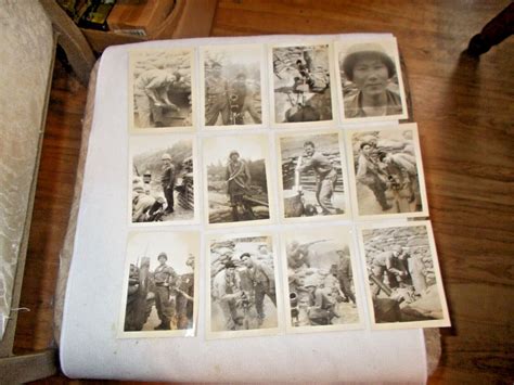 Korean War Photographs 1953 Original Soldiers W Weapons Mortor