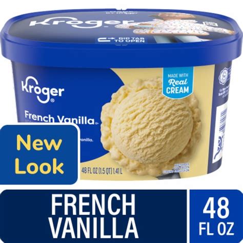 Kroger French Vanilla Magnifique Ice Cream Tub 48 Oz City Market