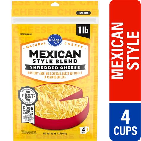 Kroger Mexican Style Blend Shredded Cheese 8 Oz Ralphs