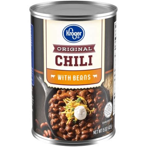 Kroger Original Chili With Beans 15 Oz Baker S