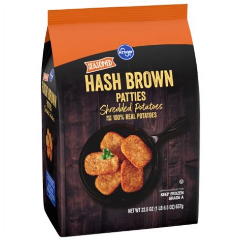 Kroger Seasoned Hash Brown Shredded Potato Patties 22 5 Oz Fry S Food Stores