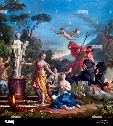 L Enl Vement De Proserpine The Rape Of Proserpina Joseph Marie Vien